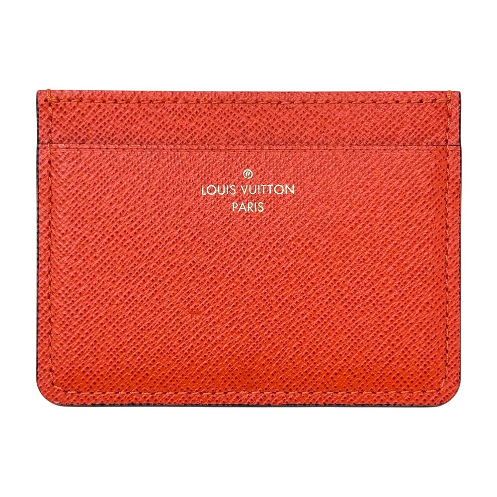 Louis Vuitton Orange Cardholder Wallet